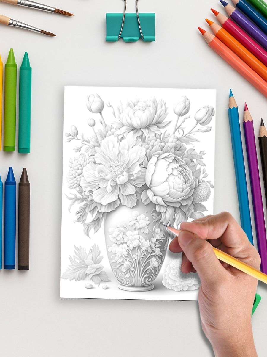 Blooming Grace – 75 Peonies, Magnolias & Basket Designs 5 Blooming Grace – 75 Peonies, Magnolias & Basket Designs - Image 5